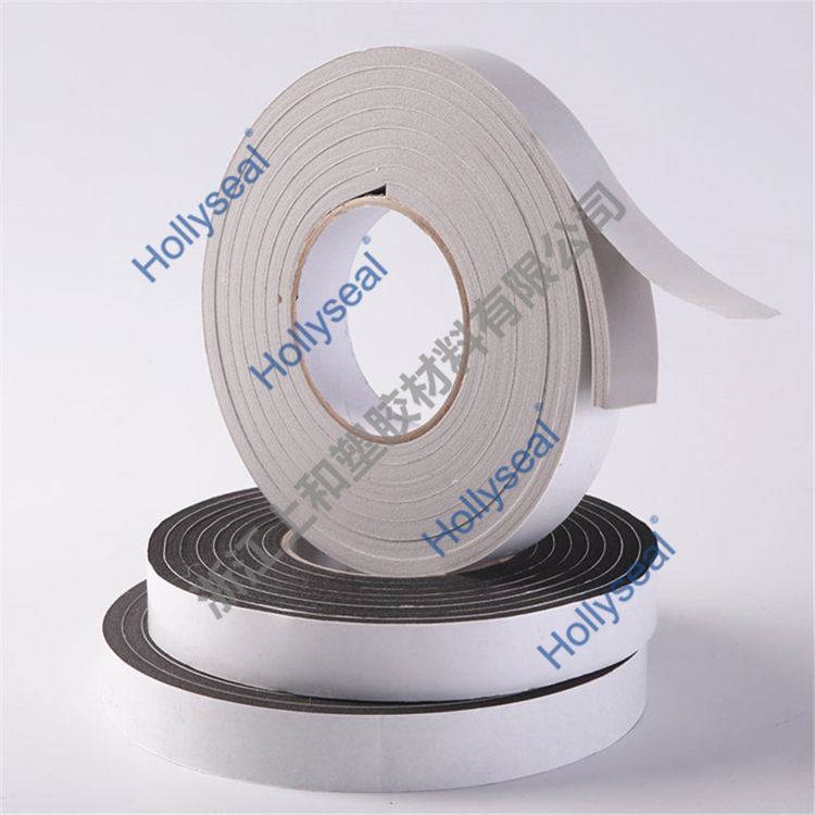 Hollyseal?閉孔PVC單面發泡膠帶 厚度1mm~25mm，密度110kg/m3~500kg/ m3