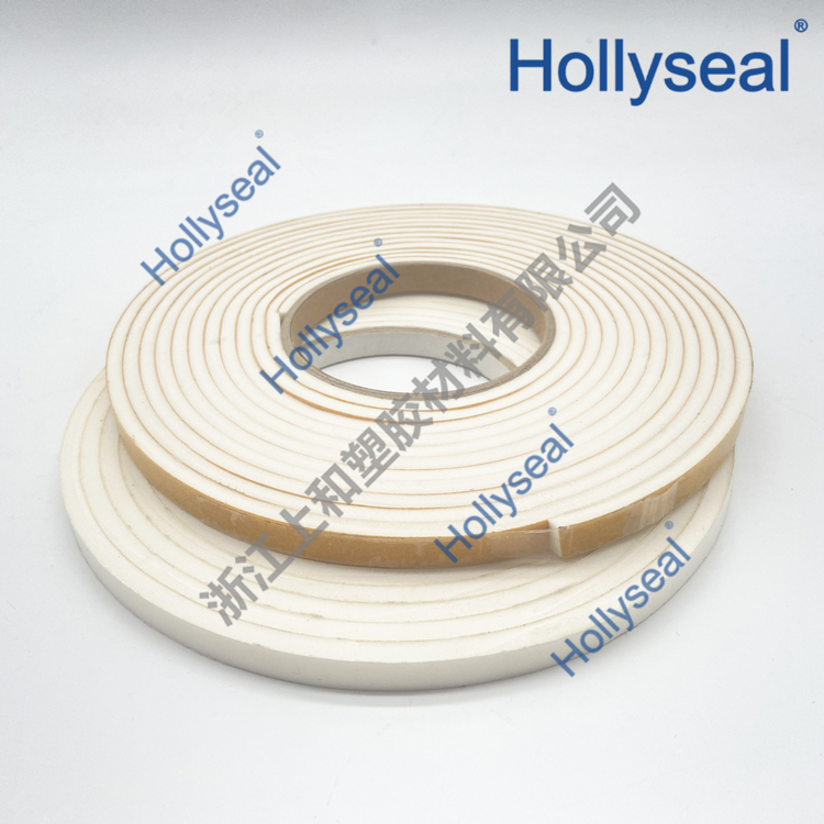 Hollyseal?低密度自粘PVC發泡膠帶  厚度1mm~25mm，密度110kg/m3~500kg/ m3