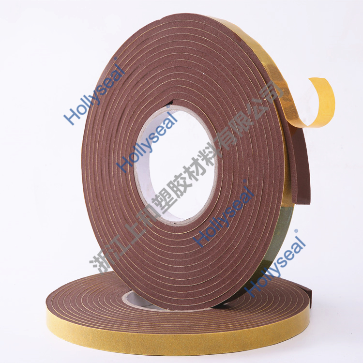 Hollyseal?中密度單面格拉辛紙PVC泡棉膠帶 厚度1mm~25mm，密度110kg/m3~500kg/ m3