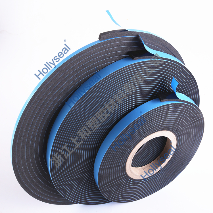 Hollyseal?中密度雙面微孔PVC泡棉膠帶 厚度1mm~25mm，密度110kg/m3~500kg/ m3